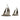 9" / 12" Moelyn Sailboats (Set of 2) - Silver