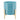 Striped Planter With Wood Stand 10" - Skyblue