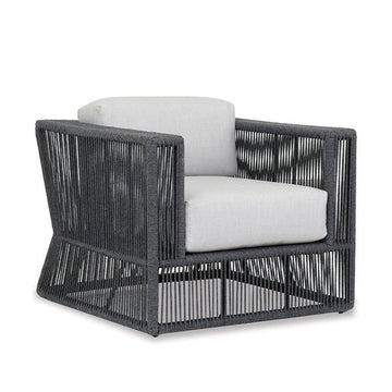 Milano - Club Chair, With Self Welt - Echo Ash / Dark Gray