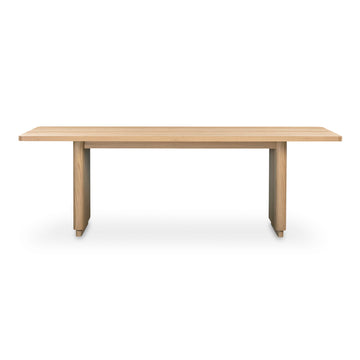 Round - Off Dining Table Small Oak - Light Brown