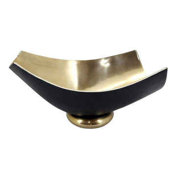 16" Rouen Bowl - Black / Gold