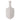 19" Mortsel Large Quartz Resin Vase - White