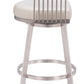 Bantry - Swivel Barstool - White