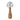 Wood 10" Mosaic Mushroom - Silver