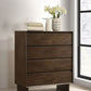 Glenwood - 4-Drawer Chest Of Drawers - Warm Brown