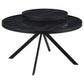 Briggs - Round Marble Printed Glass Top Coffee Table