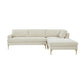 Serena - Velvet Chaise Sectional