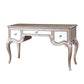 Esteban - Vanity Desk - Mirrored & Antique Champagne Finish