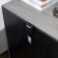 Raiden - Nightstand With USB - Gray