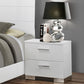 Felicity - 2-Drawer Nightstand - White High Gloss