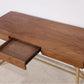 Halstein - Writing Desk - Light Walnut / Gold