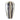 Glass 20" Striped Vase - Black/White