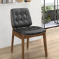 Redbridge - Upholstered Dining Side Chair (Set of 2) - Walnut