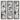 66" x 21" Abstract Canvas Black On Silver Frame (Set of 3) - Black