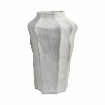 20" Delrio Large Porcelain Vase - Gray