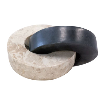 Marble 9" 2-Circle Links - 2-Tone