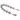 Bremerton Glass Garland With Lether Tassel 56'' - Blue